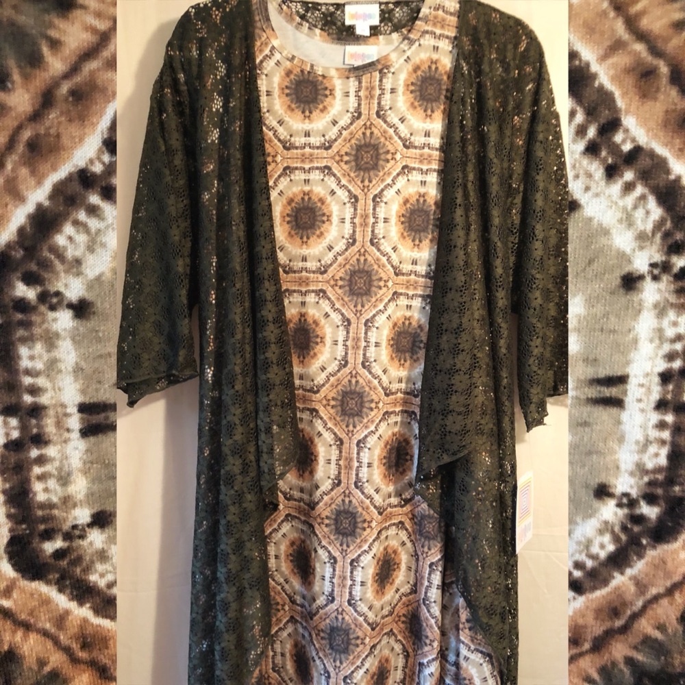 Sold LLR NWT olive Med lace Shirley